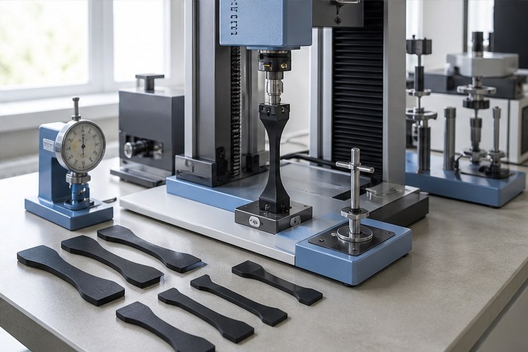 Rubber crosslinking and cure testing